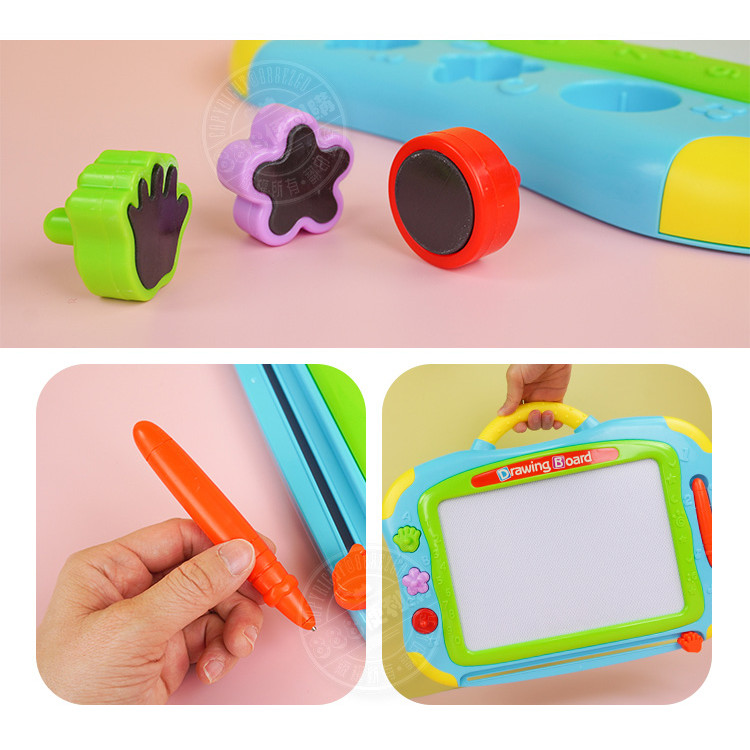 62885高級彩色磁性畫板(大版)(擦寫流暢)(4腳架變桌子) (無法超商取貨)