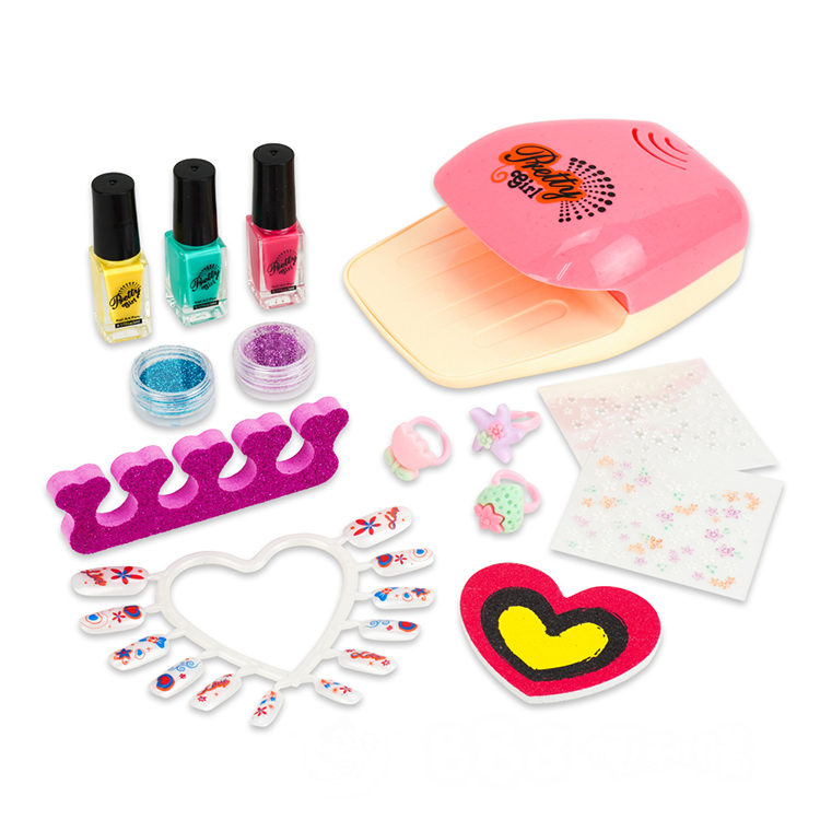 DIY蜜彩兒童美甲機指甲彩繪組(附風乾機)(8520)