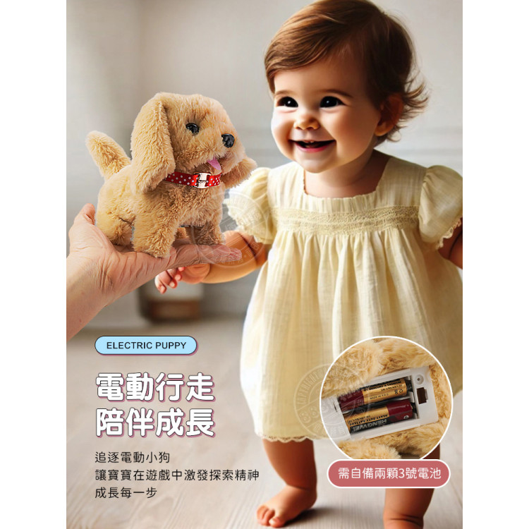 電動行走超萌寵物(附DIY外出提籃)(療癒安撫小主人)(502244)
