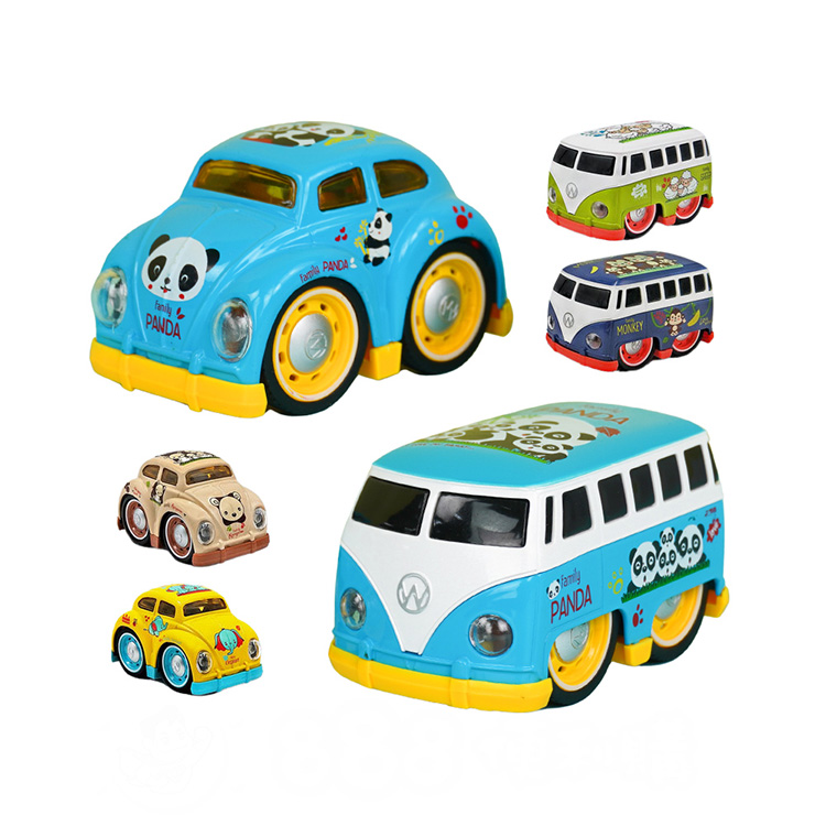 萌趣卡通合金車(回力車)(6058)