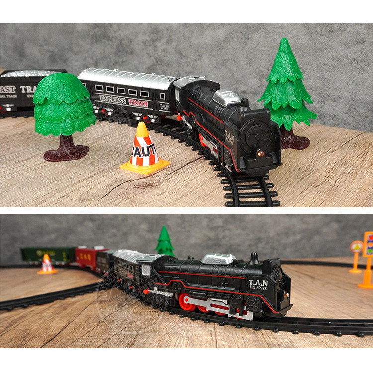 5節式8字軌道電動小火車(91x43公分)(3307) (無法超商取貨)