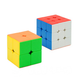 魔域(2階+3階)魔術方塊組(滑順入門款)(六色螢光版)(授權)