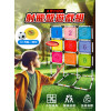 大型九宮格射飛盤遊戲組(8飛盤+1足球+1收納袋)(架子高160＊寬120)(團康露營遊戲ZY267)