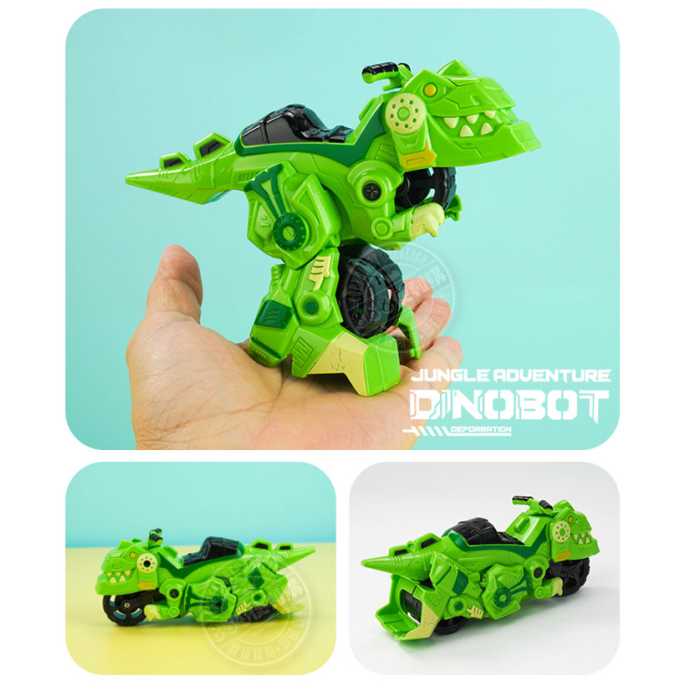 3入恐龍變體機器人(1～2步驟快速變形／適合幼兒)(16838)