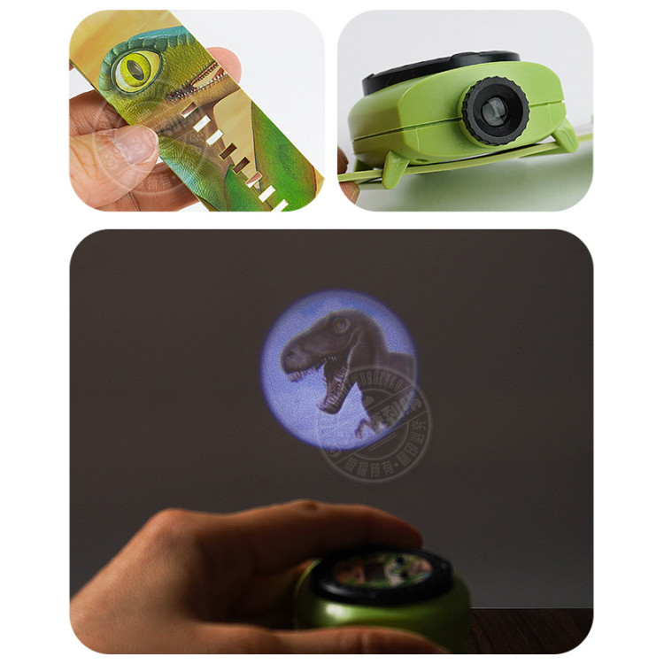 恐龍幻燈片投影電子手錶(24張恐龍幻燈片/附電池)(278926)