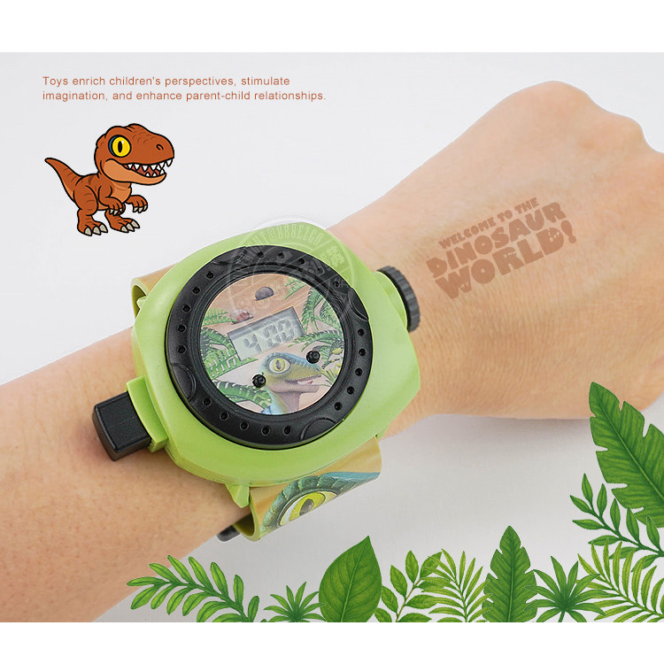恐龍幻燈片投影電子手錶(24張恐龍幻燈片/附電池)(278926)