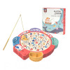 懷舊電動音樂釣魚盤(45隻魚/4支磁吸釣桿/帶音樂可靜音/)(親子互動手眼協調)(202222)