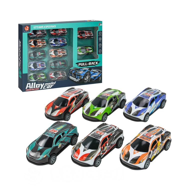 12入合金回力賽車(756)
