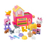 粉紅兔我的超萌寵物生活館樂園家家酒(附小公仔＋10隻寵物)(授權37029)