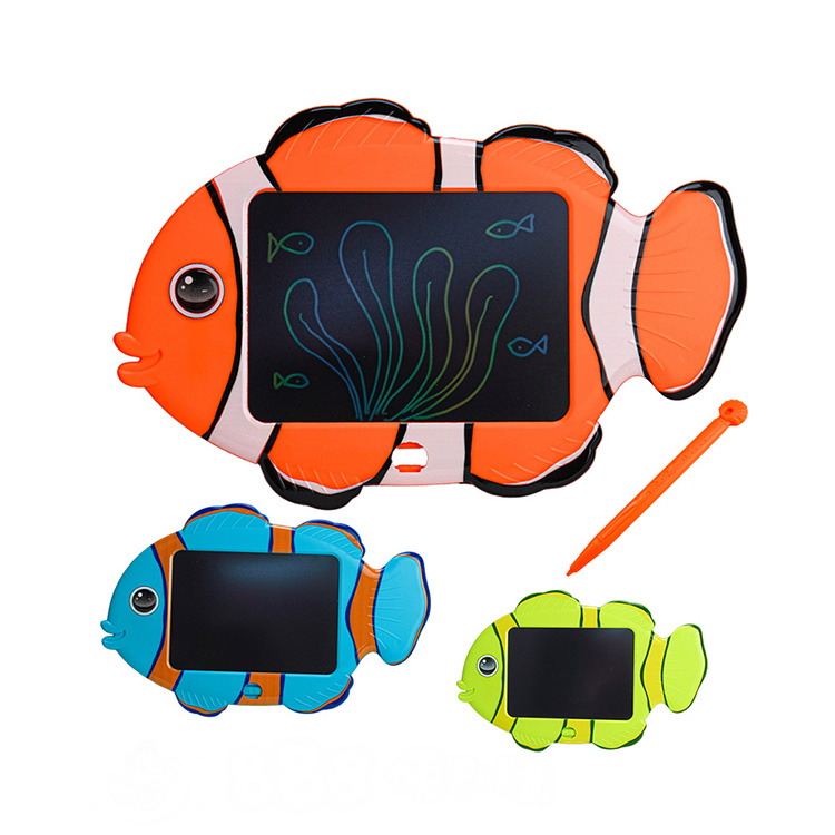 小丑魚LCD兒童電子液晶寫字畫板(16X12公分)(一鍵清除好方便)