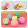 6入造型按摩球洗澡玩具啾啾(安全漆ST608)