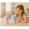 605智能絨毛竉物跳舞兔(柔軟毛絨/錄音學說話/跳舞模式/唱歌模式)