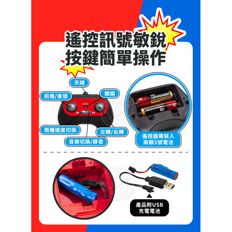 雙人對戰遙控碰碰車(人偶會彈跳/2.4G無線/附2組充電電池)(3232) (無法超商取貨)