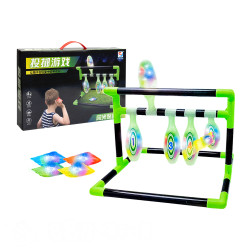 會發光兒童室內戶外投擲沙包保齡球瓶遊戲組(打到會發光/露營遊戲)(2860)