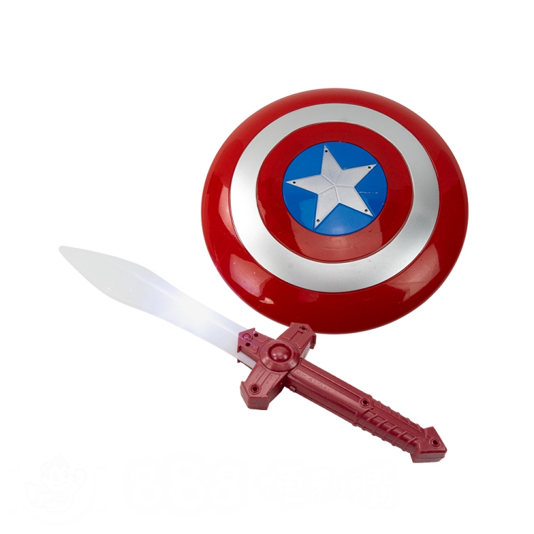 英雄隊長聲光盾牌+劍裝扮套件組(002) (無法超商取貨)