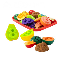 10入水果數字對對樂(認識水果/組裝配對/數字1-10學習)(432102)