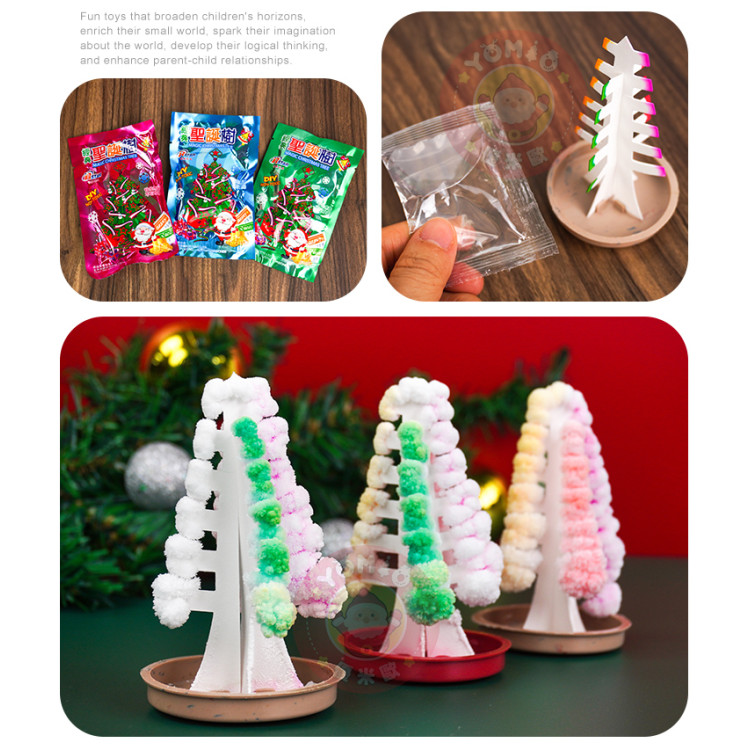 神奇魔法聖誕樹(紙樹開花)(科學玩具)(12入裝)