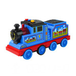 聲光早教煤礦小火車(摩輪慣性推動)(附電池)(教育/音樂/音效)(5565)