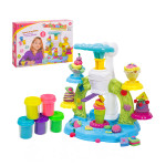 彩泥黏土冰淇淋甜點製造機(附模具+5色彩泥)(8851)