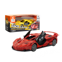 1:22 法拉利造型超跑RC無線遙控車(車頭燈亮/附3.7V充電池/時速30公里)(KS22Y)