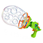 恐龍造型電動吹泡泡機+電風扇機(可吹出大泡泡/泡中泡模式/附1瓶水/可當電風扇)(010B)