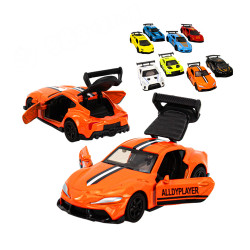 1:64 三開門仿真合金車模型(646)(8入裝)