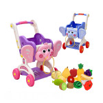 大象造型趣味水果購物車(附水果切切樂)(家家酒)(K112) (無法超商取貨)