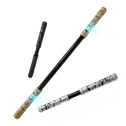 聲控吹氣酷炫伸縮如意金箍棒(聲光音樂/重力感應/2段式伸縮56到93公分/USB充電)(88919) (無法超商取貨)