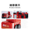 立體開窗盒5入城市消防車隊組(紅色消防車組)(慣性摩輪驅動/聲光音樂)(8885) (無法超商取貨)