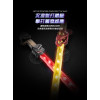 自由滑動雙頭光刀劍(充電式/6色燈切換/能量音效/碰撞音效/可靜音/一鍵滑動換邊)(9961)