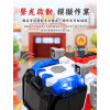 多功能城市救援消防車(慣性摩輪/燈光音效/附2台小車/可噴水/彈射機關)(6039) (無法超商取貨)