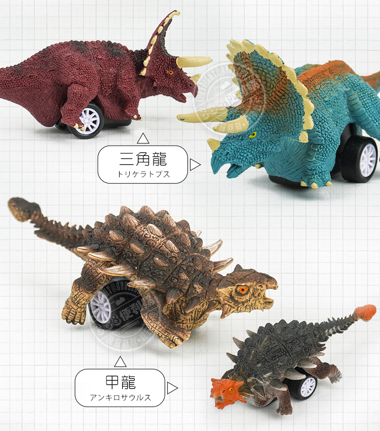 三角龍トリケラトプス甲龍アンキロサウルス