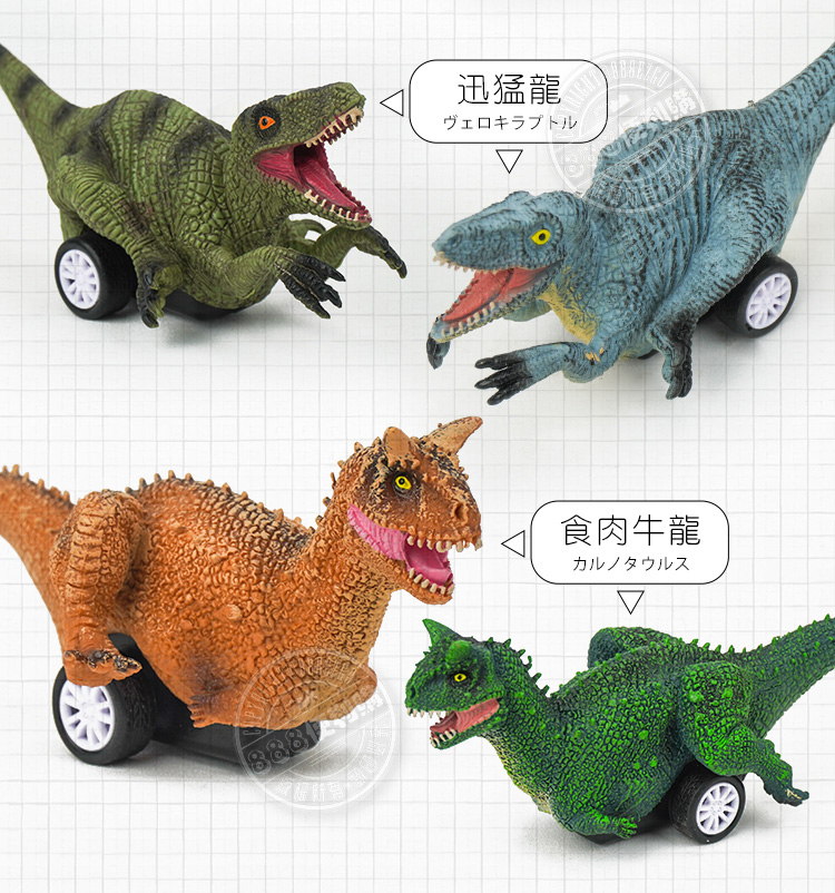 迅猛龍ヴェロキラプトル食肉牛龍カルノタウルス